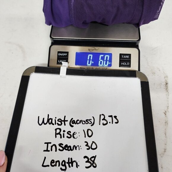 Aritzia The Constant Acosta Pant Leggings Mesh Panels Medium Purple Women's - Picture 12 of 12